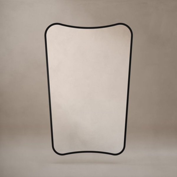 Delphine Mirror 60 x 90cm - Matte Black